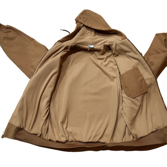 Vintage Union Line Mens Canvas Shop Hoodie Work Wear Jacket sz L Union Made USA - Picture 7 of 8